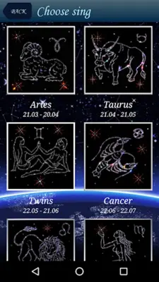 Zodiac Signs android App screenshot 0